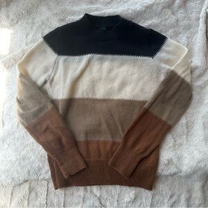 Color block sweater
